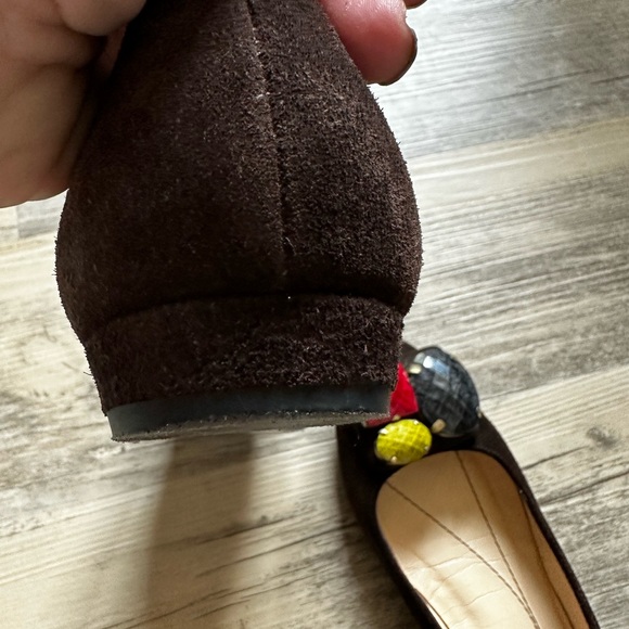 kate spade…old school~Italian made flats with jewels and dust bag - Picture 6 of 9